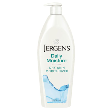 Jergens Daily Moisture Body Lotion with Hydralucence Blend, Dry Skin Moisturizer, 21 fl oz