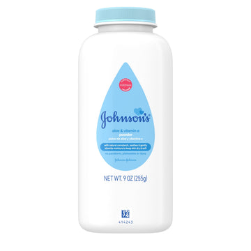Johnson's Cornstarch Baby Powder with Aloe & Vitamin E, 9 oz