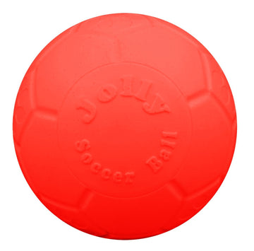 Jolly Pets Floatable Soccer Ball Dog Toy, Orange, Round, 6"