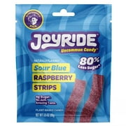 Joyride Sour Blue Raspberry Strips Candy 3.5 oz