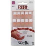 Kiss Salon Acrylic French Kit Back Talk Long