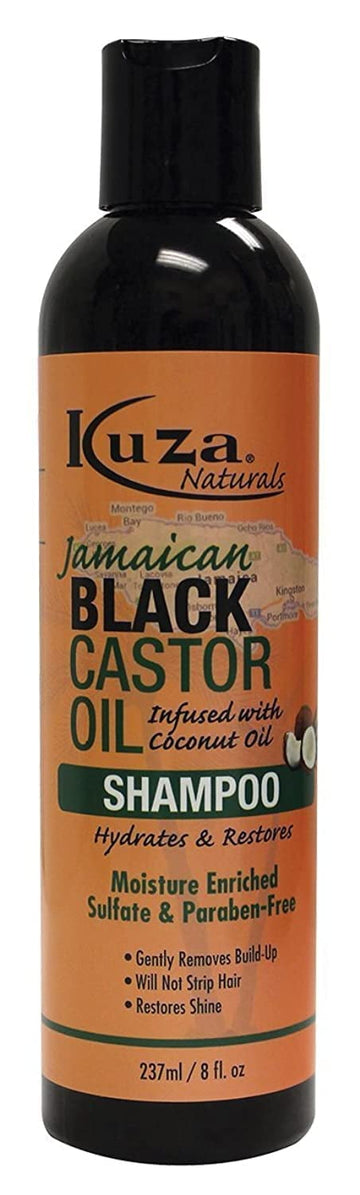 Kuza Jamaican Black Castor Oil Shampoo 8oz (Pack of 3)