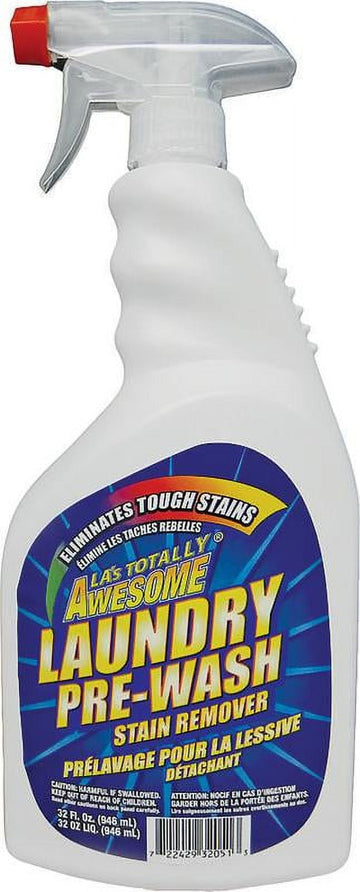 LA's Totally Awesome 206 Laundry Pre Wash Strain Remover, 32 oz Spray Bottle