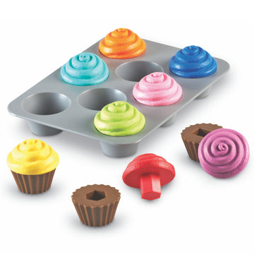 Learning Resources  Smart Snacks Shape Sorting Cupcakes Toddler Girl And Boys Toys 18 Months+