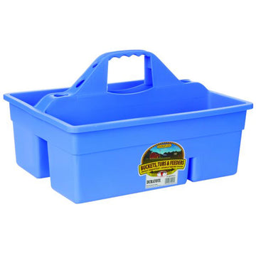 Little Giant DuraTote Box Organizer with 2 Compartment & Grip Handle, Berry
