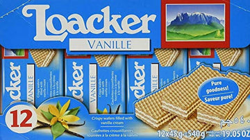 Loacker classic 45gx12x12 Vanilla wafers