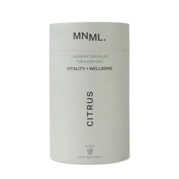 MNML Vitality + Wellbeing Citrus 3-in-1 Laundry Capsules 30 pack