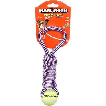 Mammoth 53508F 10 in. Extra Twister Pull Tug with Mini Ball - Multi Color - Case of 96