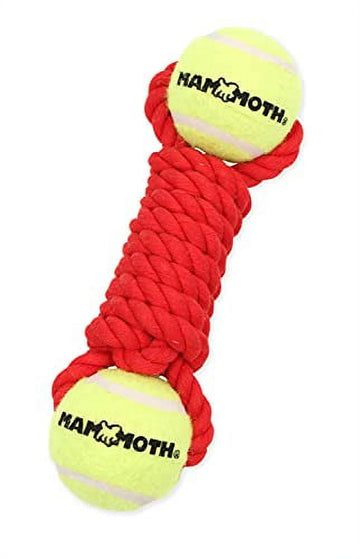Mammoth Pet Products Twister Bone w/2 Tennis Balls Dog Toy