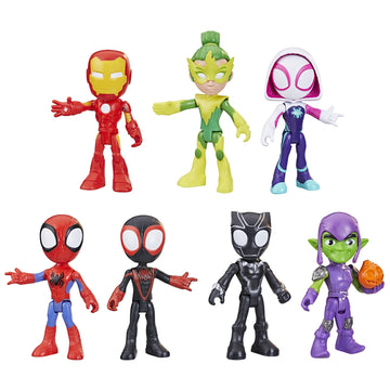 Marvel Spidey and His Amazing Friends Hero Figure, 4-Inch Action Figure, Surprise Super Hero Toys - One Random Pack, Each sold separately. Subject to availability.
