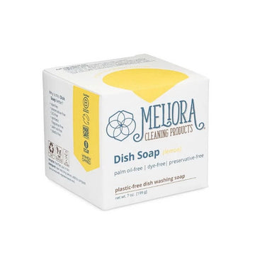 Meliora Cleaning Products Lemon Plastic-Free Dish Washing Soap 7 fl. oz. bar