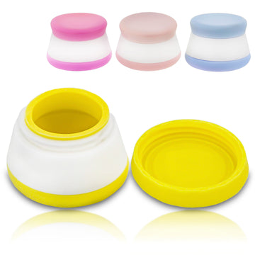 Mondo Medical 4pk Silicone Travel Containers for Toiletries Liquids and Makeup