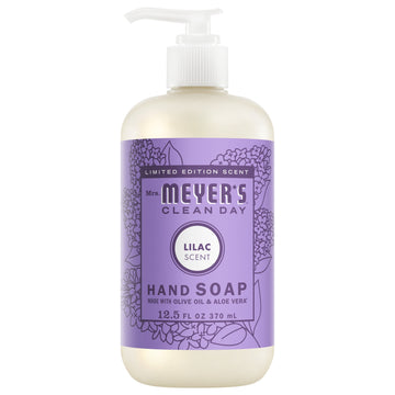 Mrs. Meyers Clean Day Hand Soap,Lilac Scent, 12.5 Fl Oz Bottle
