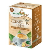 Nature's Guru Ginger Chai Unsweetened Instant Chai 10 packets