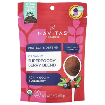 Navitas Organics Organic Superfood+ Berry Blend 5.3 oz Pwdr