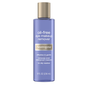 Neutrogena Gentle Oil-Free Eye Makeup Remover & Makeup Removing Face Cleanser, 8.0 fl oz