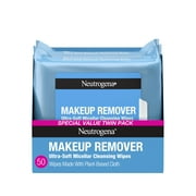 Neutrogena Makeup Remover Wipes & Face Cleansing Towelettes, 25 Count, 2 Pack Face Wipes