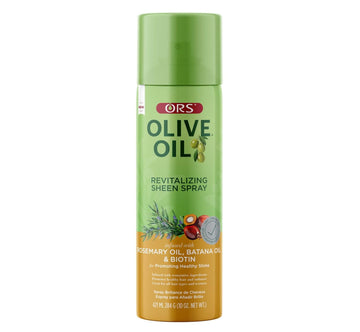 ORS Olive Oil Revitalizing Sheen Spray with Rosemary, Batana Oil Biotin  10 oz | Shine, Strength Nourishment