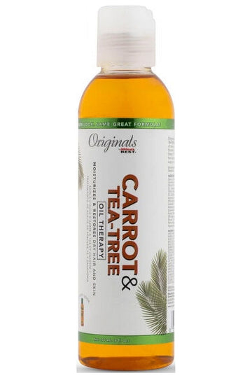 Originals by Africas Best Carrot & Tea Tree Oil Therapy for Dry Hair and Skin, 6 fl oz, Moisturizing, Unisex,