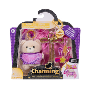 Charming Bag Charms Stargazing Set with Plush Teddy Doll & Accessories, 5+ Years