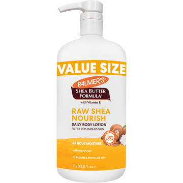 Palmer's Shea Butter Formula Raw Shea Nourishing Body Lotion for Dry Skin, 33.8 fl. oz.