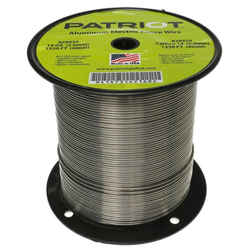 Patriot Aluminum Tire Fence Wire Sturdy Rustproof  Tarnish 14-Gauge 1320'