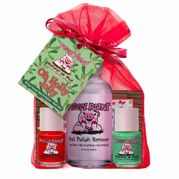 Piggy Paint 787 Oh Holly Jolly Nail Polish - Pack of 3