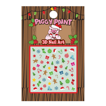 Piggy Paint Nail Art - 3D Christmas Cutie 1pc