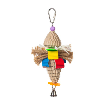 Prevue Pet Products Playfuls Physical & Mental Mr. Mustache Bird Toy 62614