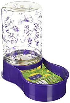 Lixit Rabbit Feeder and Water Fountain System, 48 oz Capacity, Easy Clean, Whimsical Design