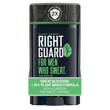 Right Guard Plant-Based Solid Antiperspirant, Aluminum Sweat Blockers & Deodorant for Men