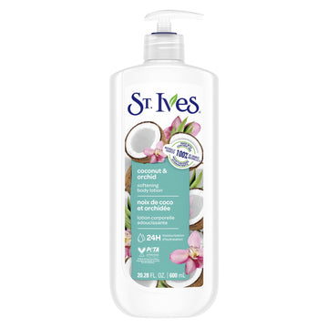 St. Ives Coconut & Orchid Hand & Body Lotion, Softening Body Care for Dry Skin, 20.28oz