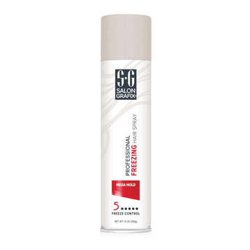 Salon Grafix Mega Hold Professional Freezing Hair Spray, 10 Ounces
