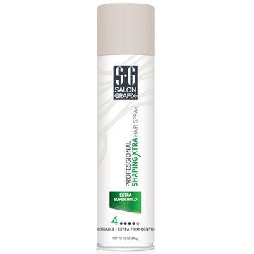 Salon Grafix? Professional Extra Super Hold Shaping Hair Spray 10 oz. Aerosol Can