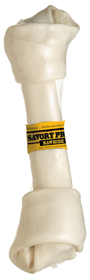 Savory Prime 9-10" Supreme Knotted Bone White