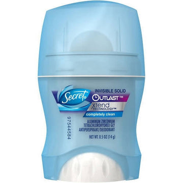 Secret Outlast Xtend Invisible Solid Completely Clean Antiperspirant/Deodorant, .5 oz