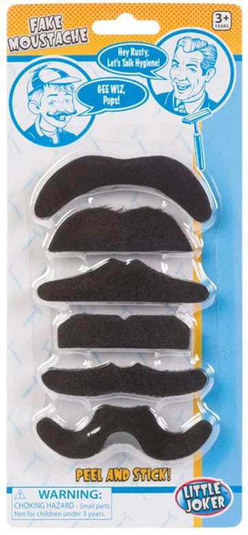 Self-Adhesive Fuzzy Mustache Set