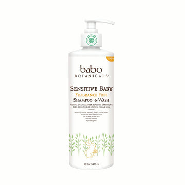 Sensitive Baby Fragrance Free Shampoo & Wash (Family Size)