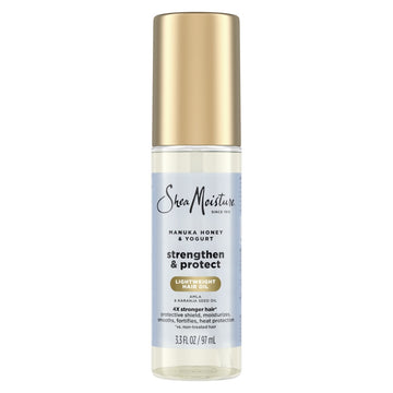SheaMoisture Strengthen & Protect Women's Hair Oil Manuka Honey & Yogurt All Hair Type, 3.3 oz