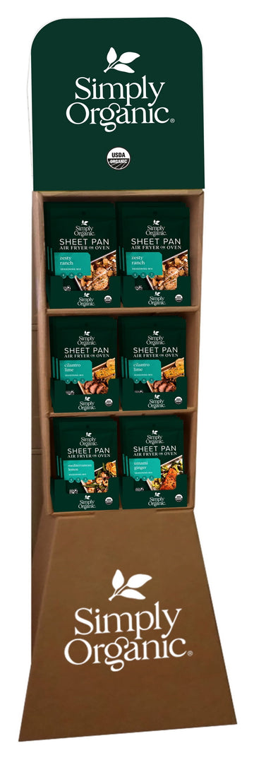 Simply Organic Sheet Pan Seasoning Mix Shipper 72 ct.