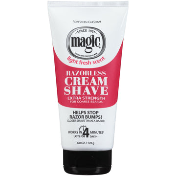 Softsheen-Carson Magic Shave Hair Removal Cream for Men, Extra Strength Depilatory Cream, 6 oz