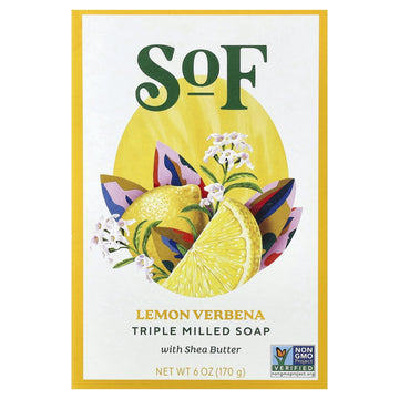 South of France Bar Soap, Lemon Verbena, 6 Oz