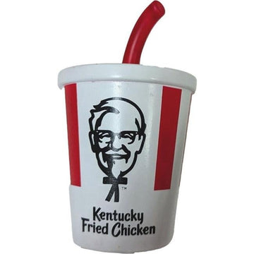 Spot 33223 Spot KFC Vinyl Soda with Straw Dog Toy - 6 in.