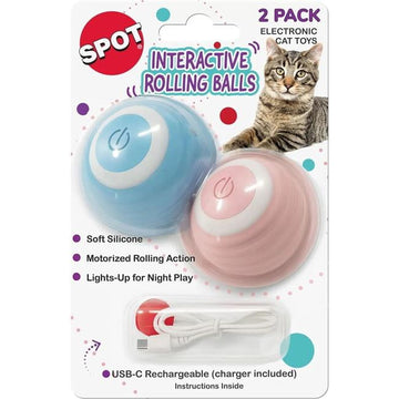 INTERACTIVE CAT BALL 2 PACK by Spot