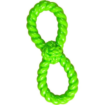 Spot 54904 Play Strong Flex Figure-8 Dog Toy - 10 in.