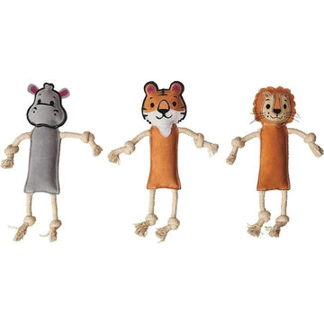Spot 54995 14 in. Dura-Fused Color Leather Jungle Toys, Assorted Color