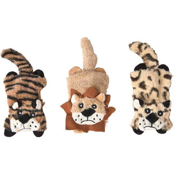 Spot 54928 Spot Lil Spots Flat Cats Dog Toy - 5 in.