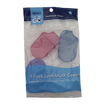 Sprayco B-90 Protective Toothbrush Cap Assorted 4 Piece Set