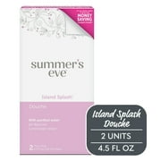 Summer's Eve Douche, Vaginal Douche for Women, Island Splash, 2 Units, 4.5 Oz Each