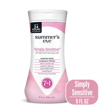 Summers EveSimply Sensitive All-Over DailyFeminine Wash, 9floz